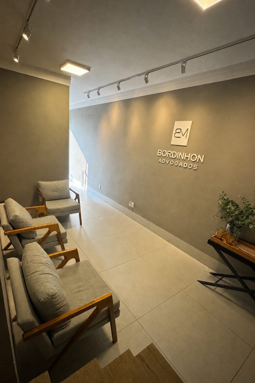 Sala de espera Bordinhon Advogados
