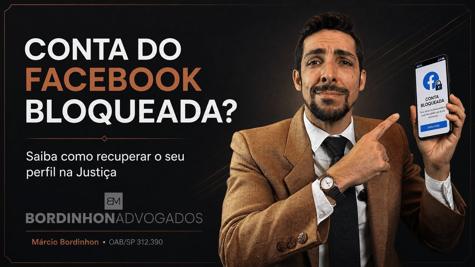 Recuperar conta do Facebook bloqueada, desativada ou clonada - Bordinhon Advogados